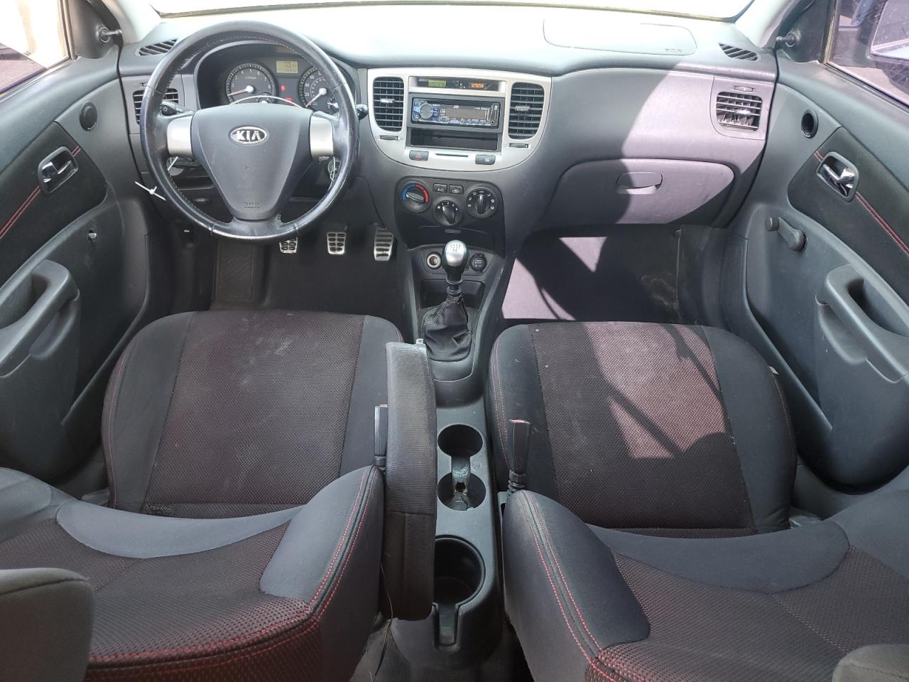 2007 KIA Rio VIN KNADE163076272272 Copart auction photo, minor dent/scratches damage thumbnail 8