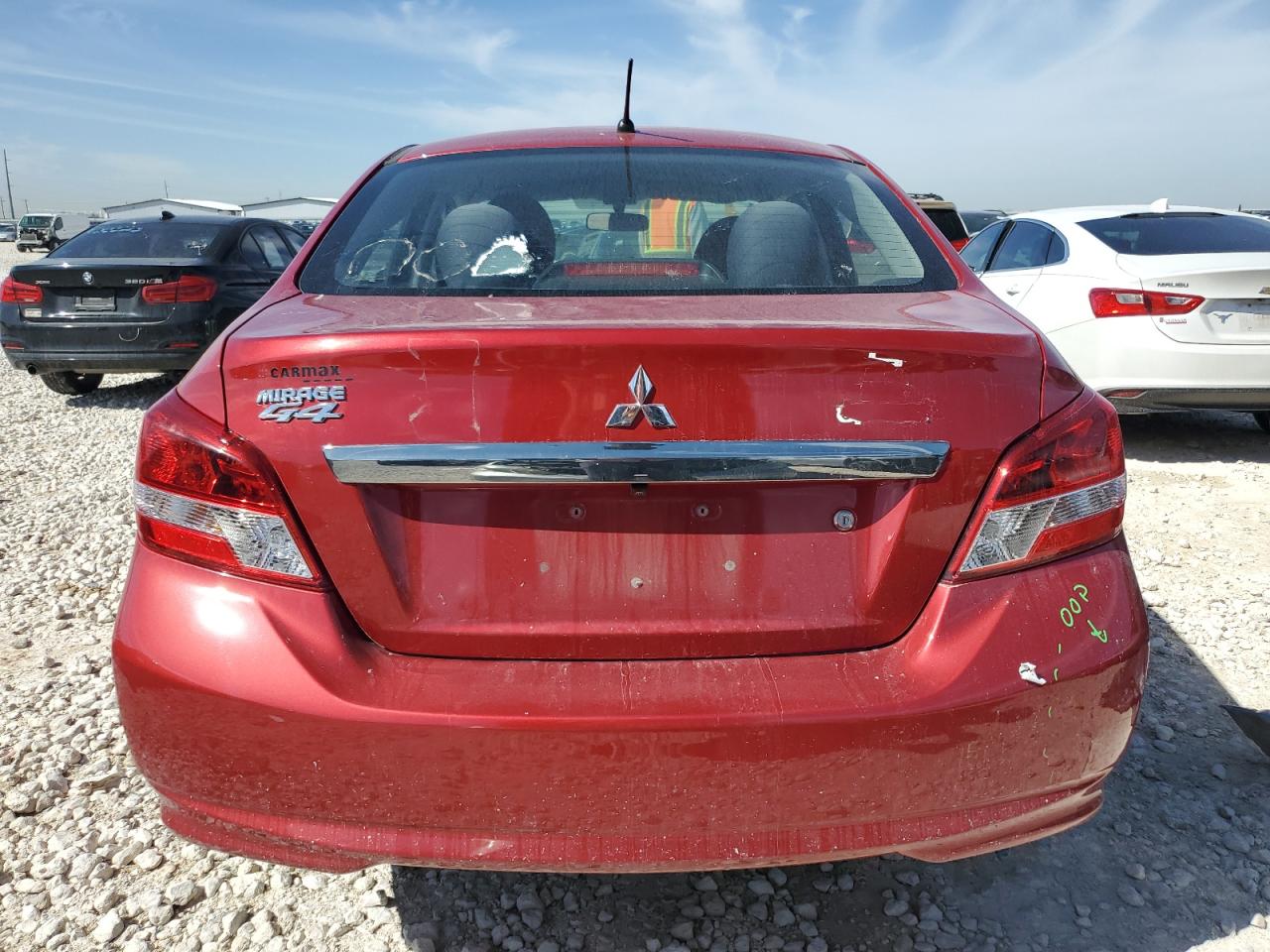 2020 Mitsubishi Mirage VIN ML32F3FJ9LHF10089 Copart auction photo, side damage thumbnail 6
