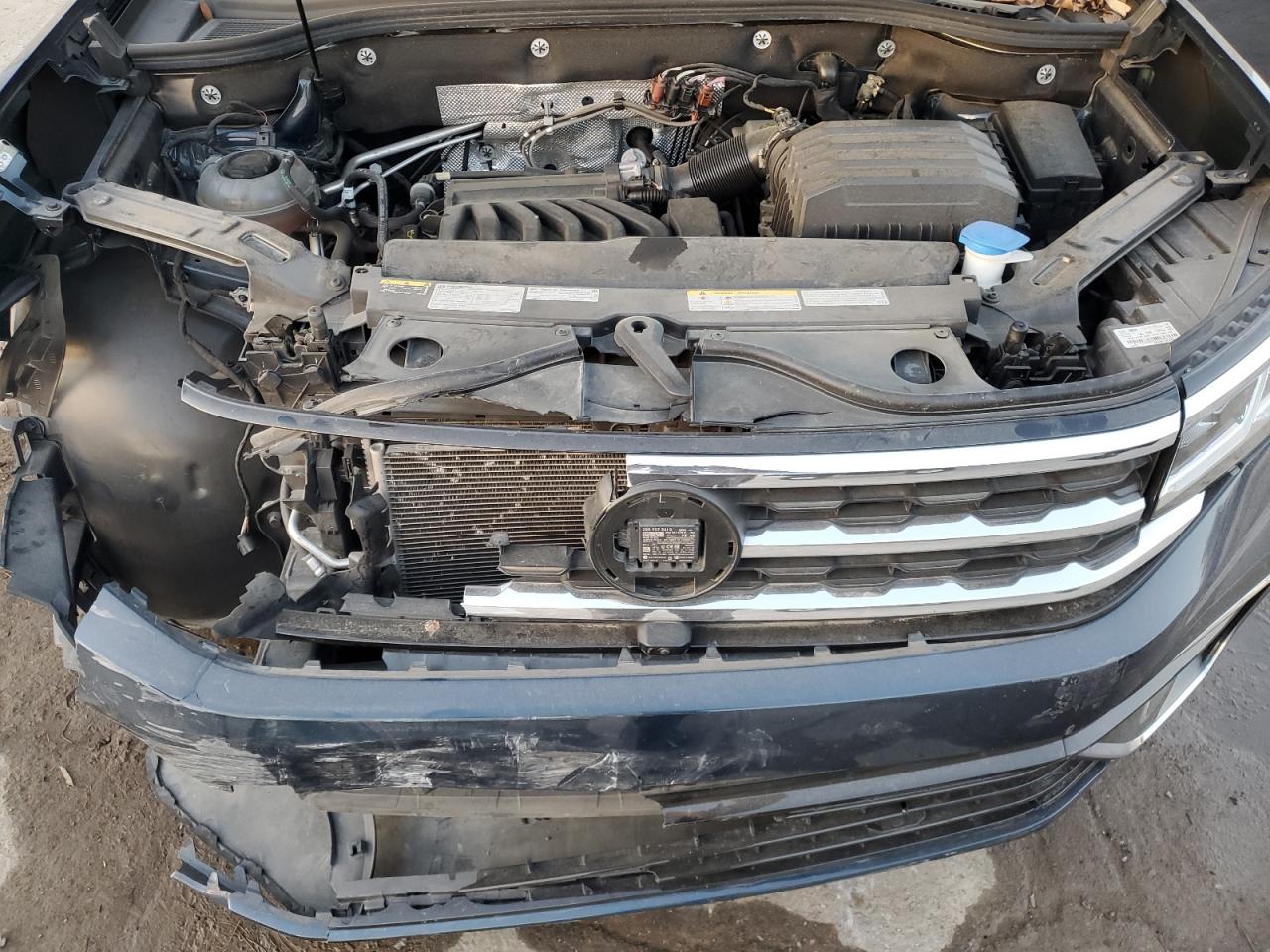 2021 Volkswagen Atlas VIN 1V2FE2CA8MC238600 Copart auction photo, front end / rear end damage thumbnail 12