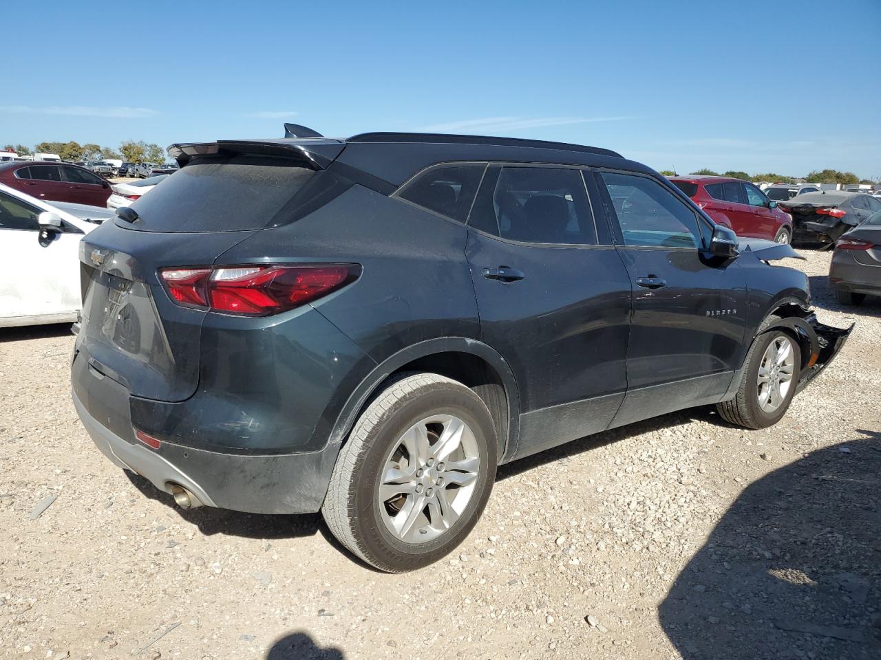2020 Chevrolet Blazer VIN 3GNKBCRS6LS610742 Copart auction photo, front end damage thumbnail 3