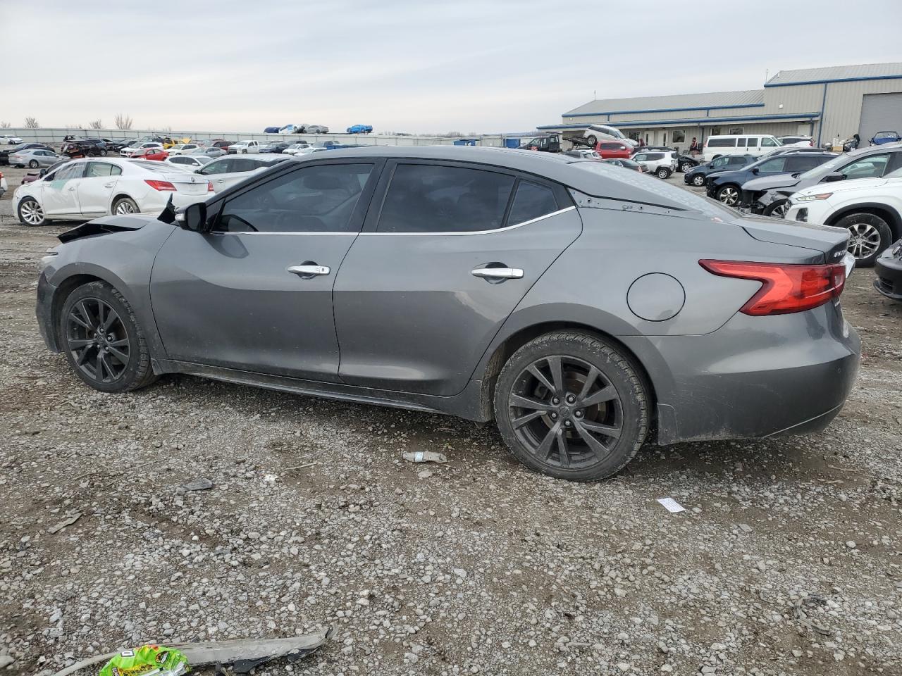 2017 Nissan Maxima VIN 1N4AA6AP6HC377920 Copart auction photo, front end / rear end damage thumbnail 2