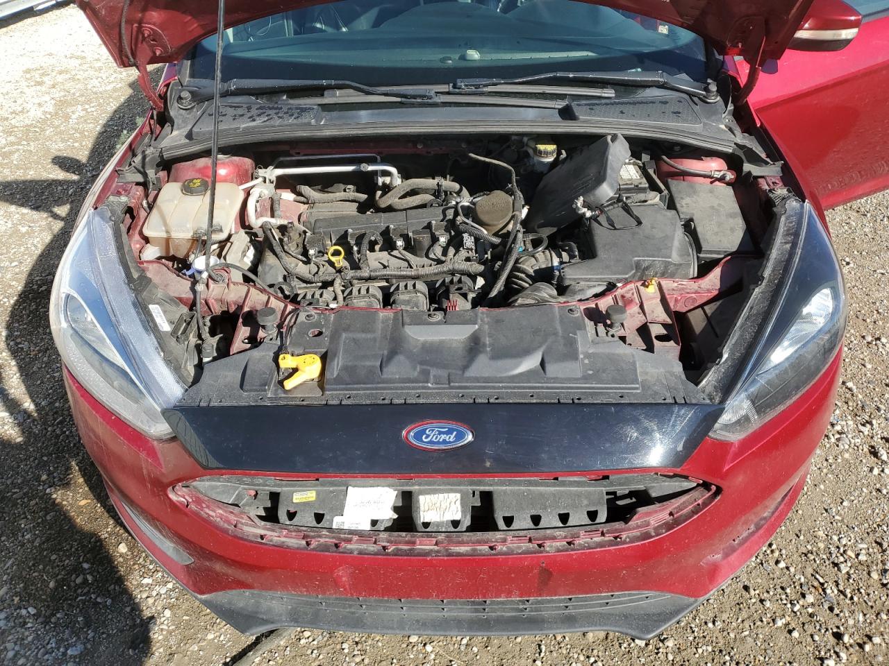 2015 Ford Focus VIN 1FADP3F29FL352207 Copart auction photo, side / undercarriage damage thumbnail 11