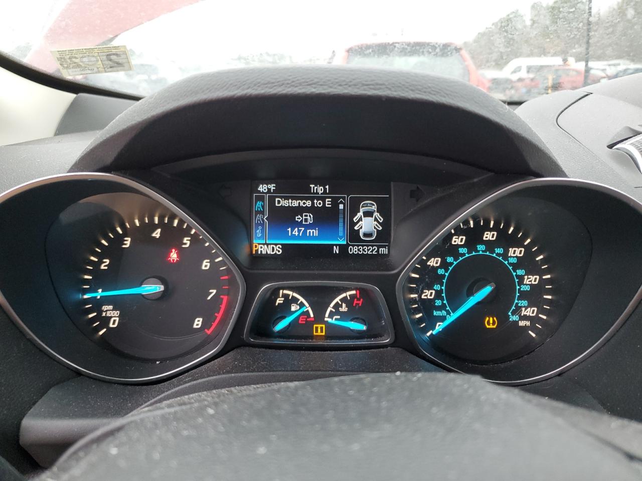 2015 Ford Escape VIN 1FMCU9GX4FUA02484 Copart auction photo, front end / side damage thumbnail 9