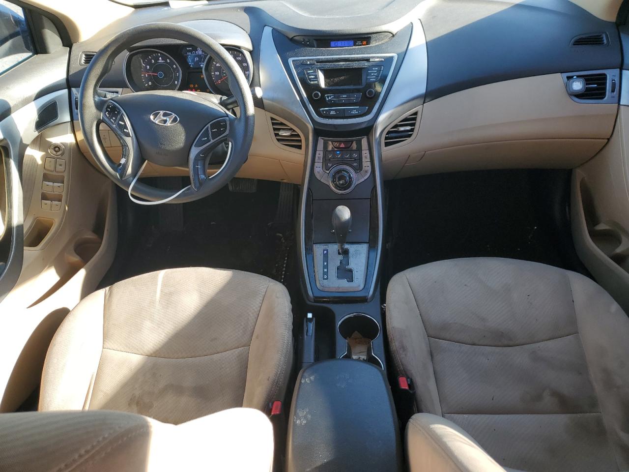 2013 Hyundai Elantra VIN 5NPDH4AE5DH370686 Copart auction photo, rear end damage thumbnail 8