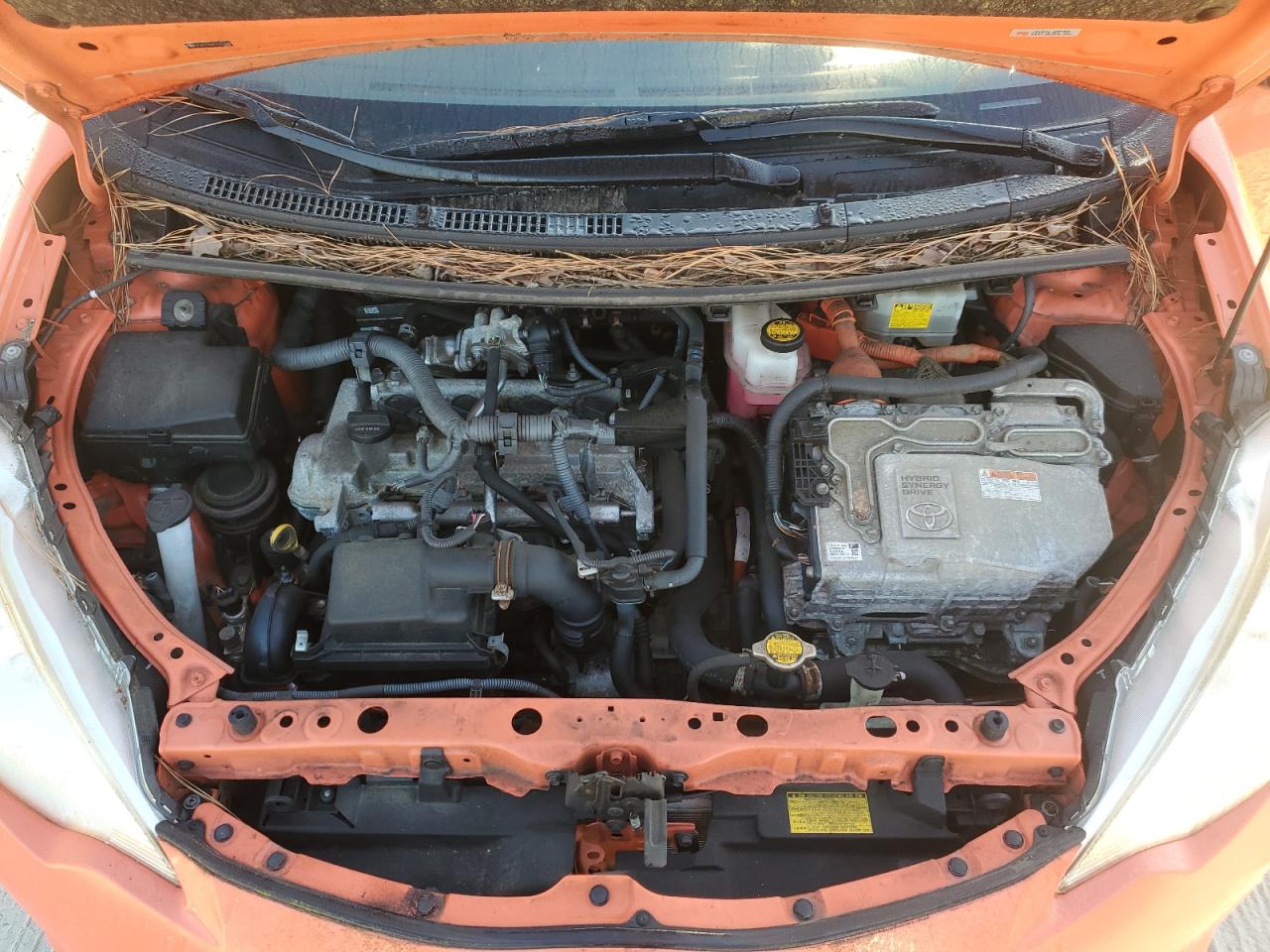 2013 Toyota Prius VIN JTDKDTB34D1035596 Copart auction photo, vandalism damage thumbnail 12