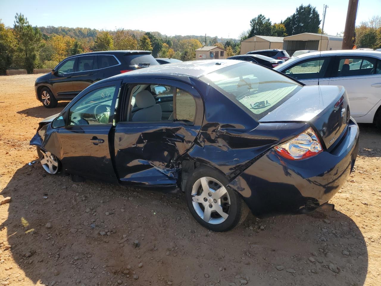 2008 Chevrolet Cobalt VIN 1G1AL58F987148645 Copart auction photo, all over damage thumbnail 2