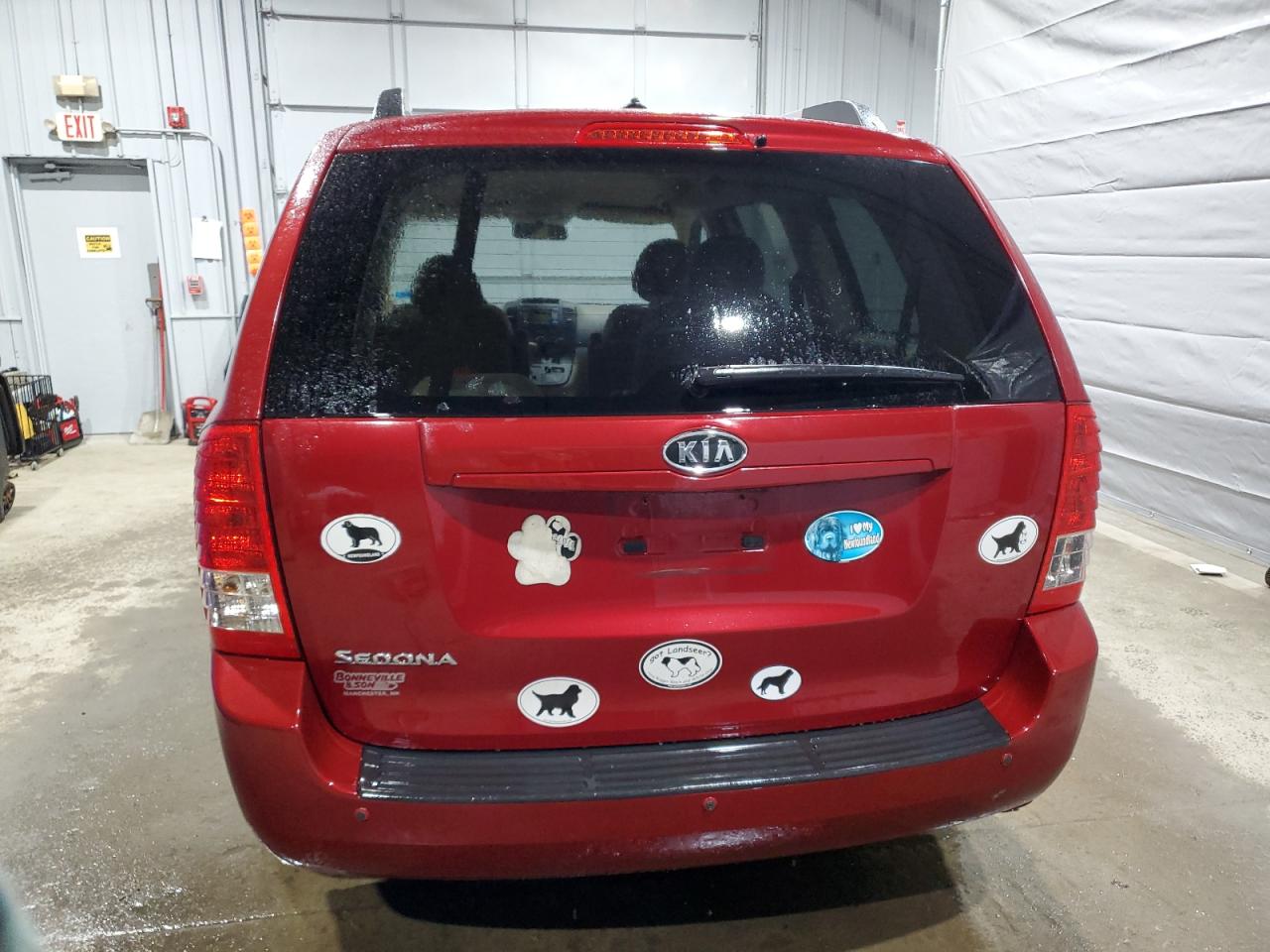 2012 KIA Sedona VIN KNDMG4C71C6418257 Copart auction photo, front end / side damage thumbnail 6