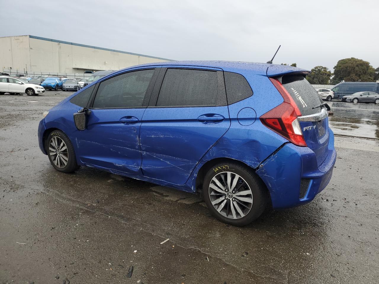 2015 Honda Fit VIN 3HGGK5H88FM745862 Copart auction photo, side damage thumbnail 2