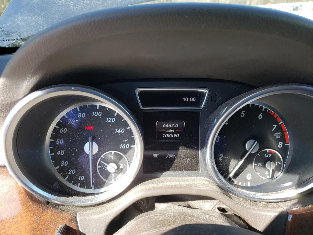 2013 Mercedes-Benz M-klasse VIN 4JGDA5HBXDA155782 Copart auction photo, front end / minor dent/scratches damage thumbnail 9