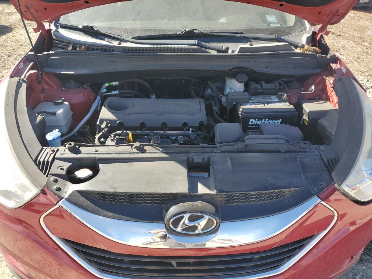 2012 Hyundai Tucson VIN KM8JU3AC0CU356573 Copart auction photo, front end damage thumbnail 11