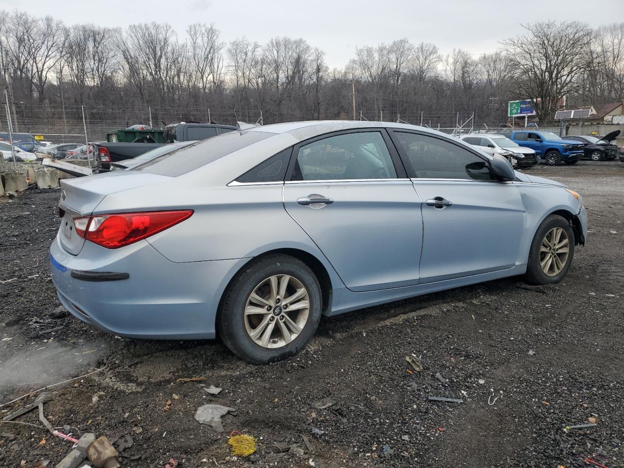 2012 Hyundai Sonata VIN 5NPEB4AC2CH406322 Copart auction photo, vandalism / side damage thumbnail 3