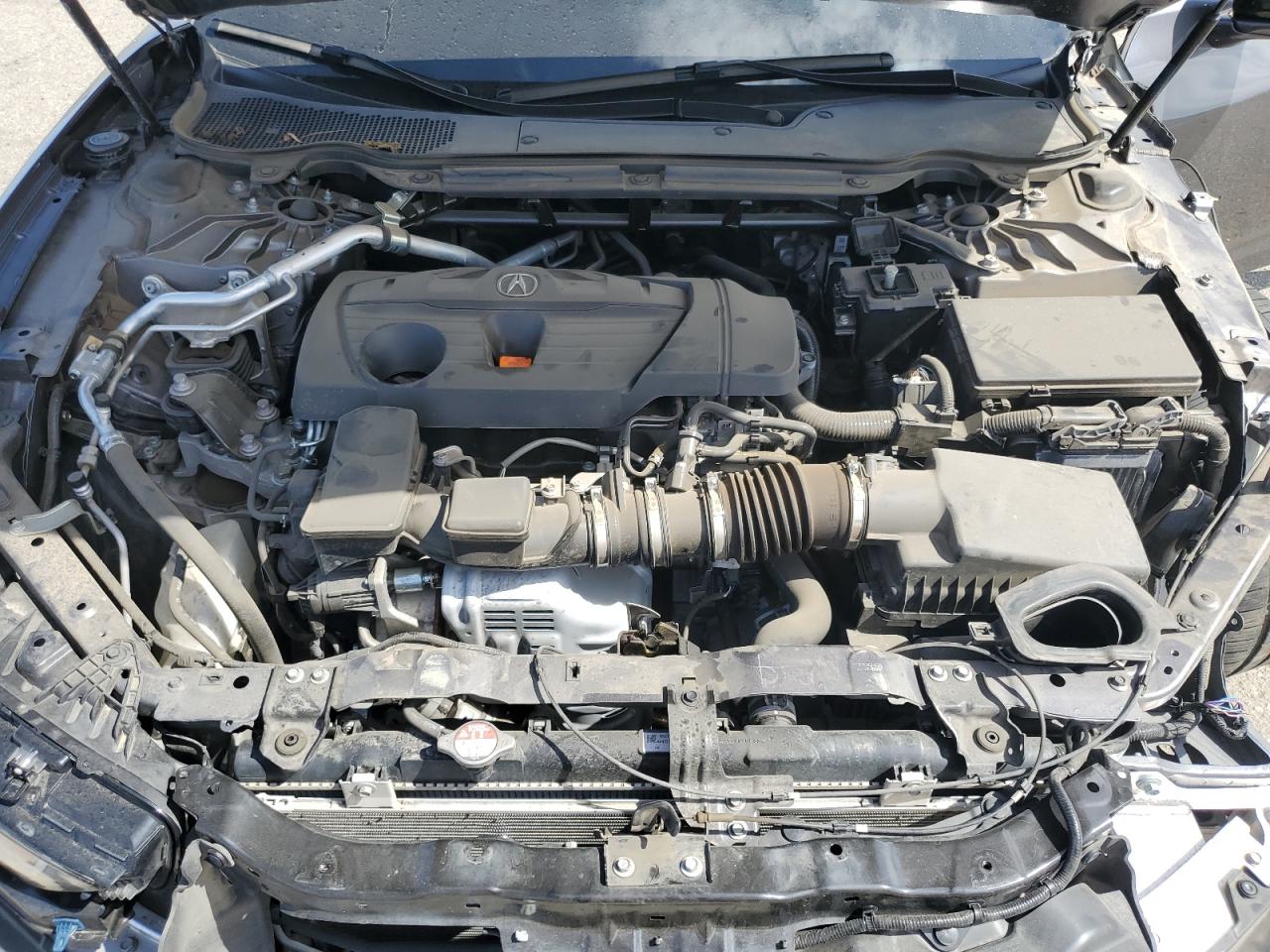 2022 Acura TLX VIN 19UUB5F49NA003842 Copart auction photo, front end / side damage thumbnail 11
