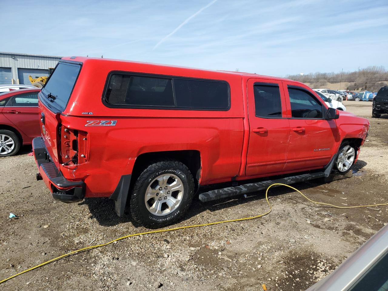 2017 Chevrolet Silverado VIN 1GCVKREC4HZ191629 Copart auction photo, front end / rear end damage thumbnail 3