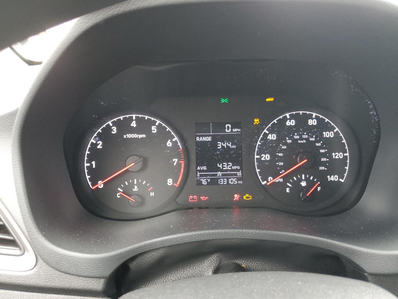 2020 Hyundai Accent VIN 3KPC24A68LE099292 Copart auction photo, front end damage thumbnail 9