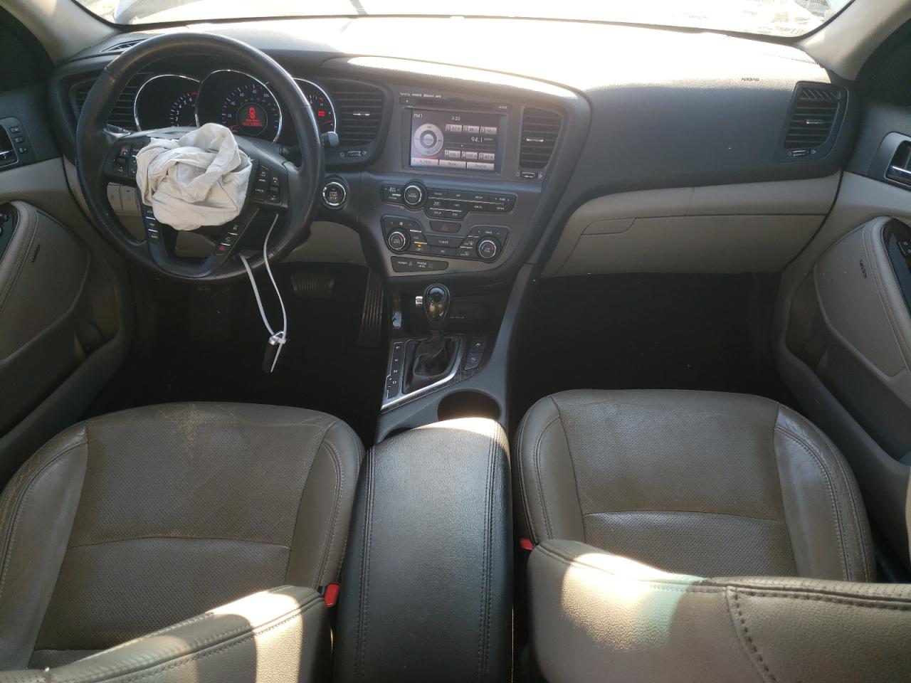 2013 KIA Optima VIN 5XXGN4A7XDG138880 Copart auction photo, front end / side damage thumbnail 8