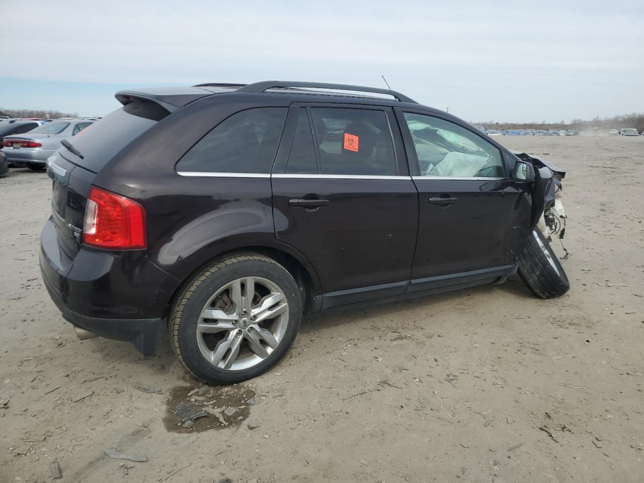 2013 Ford Edge VIN 2FMDK4KC7DBC50037 Copart auction photo, front end / side damage thumbnail 3
