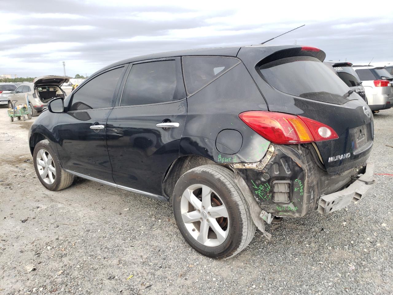 2010 Nissan Murano VIN JN8AZ1MU9AW011918 Copart auction photo, rear end damage thumbnail 2