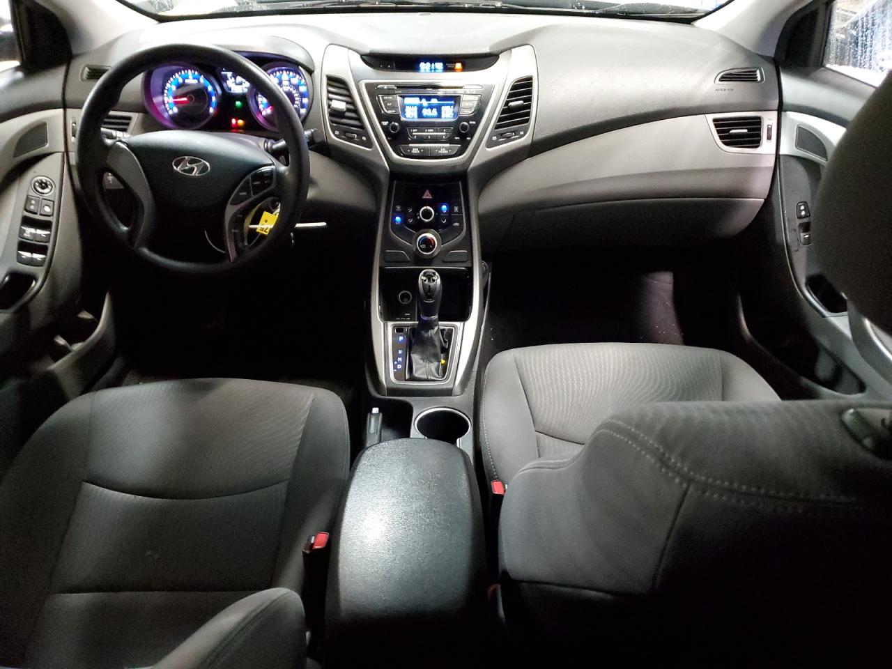 2016 Hyundai Elantra VIN KMHDH4AE0GU624133 Copart auction photo, front end damage thumbnail 8