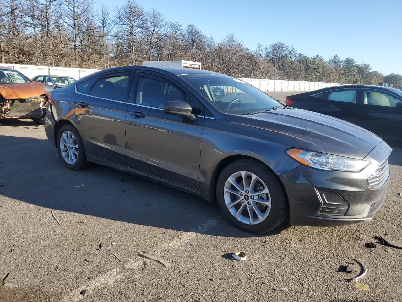 2020 Ford Fusion VIN 3FA6P0HD8LR221238 Copart auction photo, rear end / minor dent/scratches damage thumbnail 4