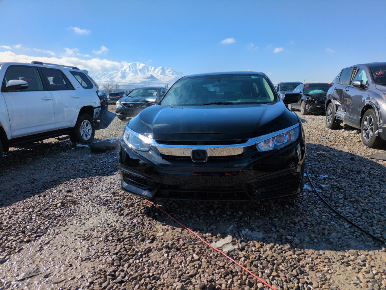 2016 Honda Civic VIN 19XFC2F70GE063957 Copart auction photo, side / rear end damage thumbnail 5