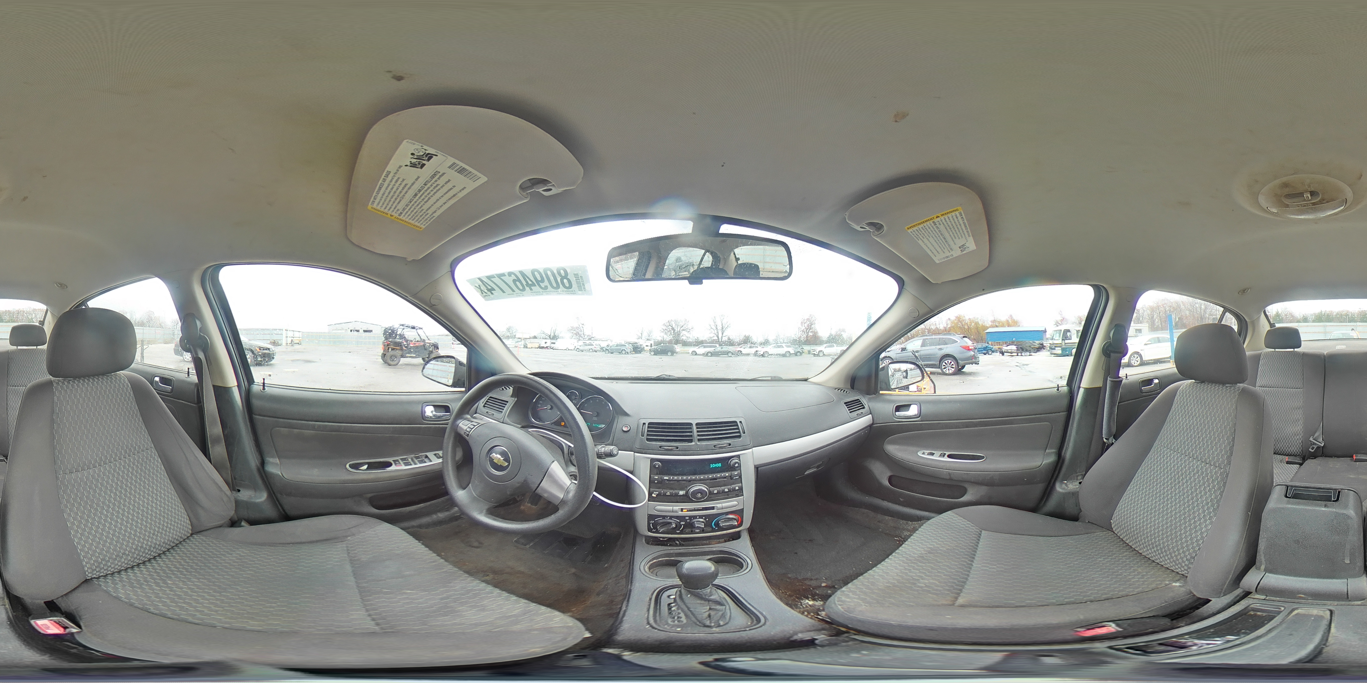 2010 Chevrolet Cobalt VIN 1G1AF5F53A7180174 Copart auction photo, undercarriage / front end damage thumbnail 13