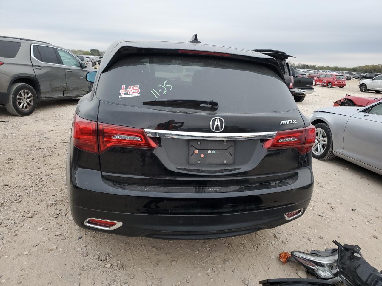2016 Acura MDX VIN 5FRYD3H4XGB001988 Copart auction photo, front end damage thumbnail 6