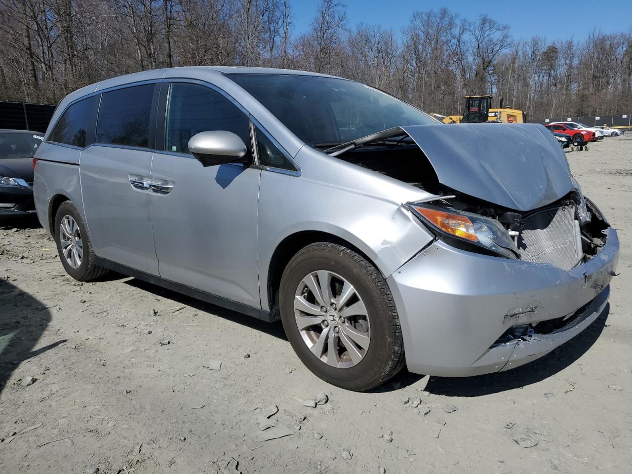 2015 Honda Odyssey VIN 5FNRL5H66FB094898 Copart auction photo, front end damage thumbnail 4