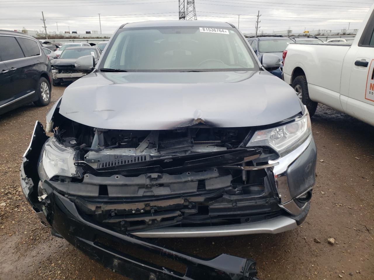 2016 Mitsubishi Outlander VIN JA4AZ3A36GZ052222 Copart auction photo, front end damage thumbnail 5