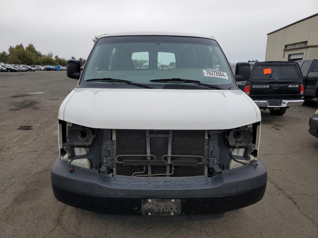 2016 Chevrolet Express VIN 1GCWGAFF8G1297594 Copart auction photo, front end / rear end damage thumbnail 5