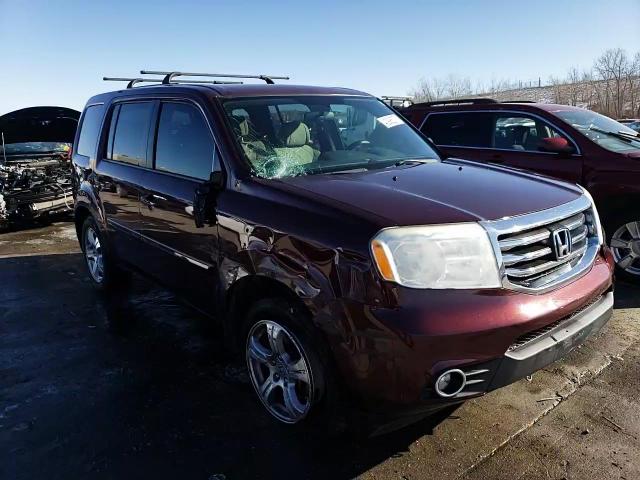 2014 Honda Pilot VIN 5FNYF4H49EB009742 Copart auction photo, front end / side damage thumbnail 15