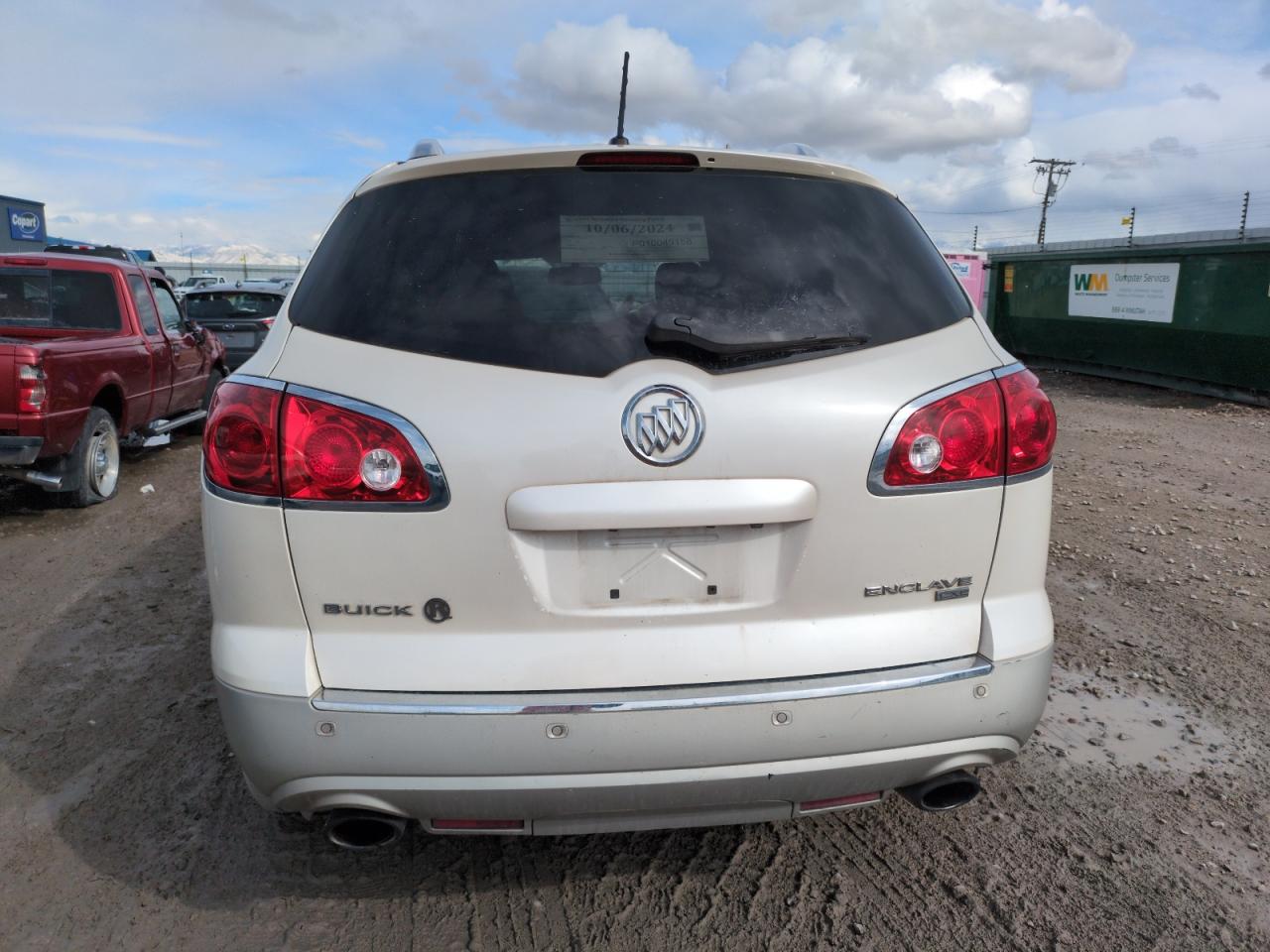 2011 Buick Enclave VIN 5GAKVBED0BJ348753 Copart auction photo, side damage thumbnail 6