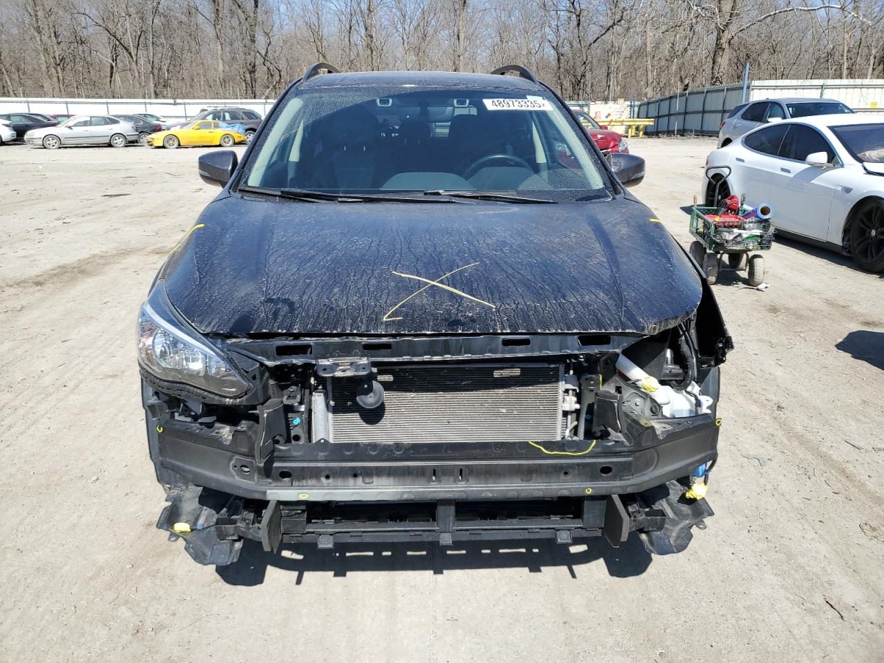 2021 Subaru XV VIN JF2GTHSC3MH272370 Copart auction photo, front end damage thumbnail 5