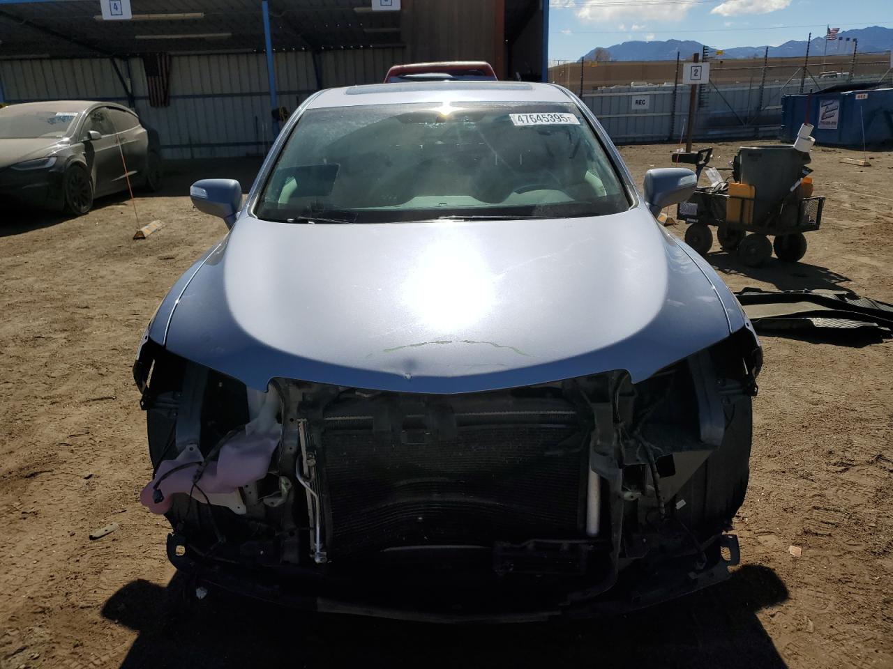 2014 Acura RDX VIN 5J8TB3H35EL011252 Copart auction photo, front end damage thumbnail 5
