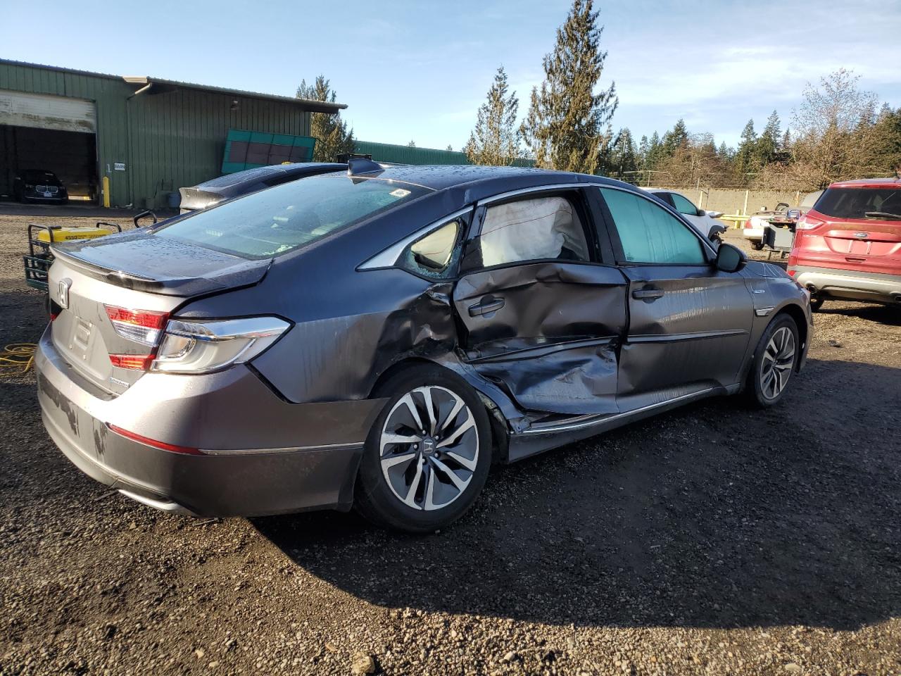2020 Honda Accord VIN 1HGCV3F56LA018408 Copart auction photo, side / rear end damage thumbnail 3