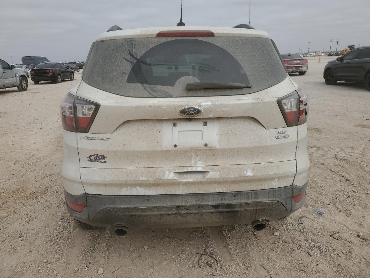 2017 Ford Escape VIN 1FMCU0G98HUA13634 Copart auction photo, side damage thumbnail 6