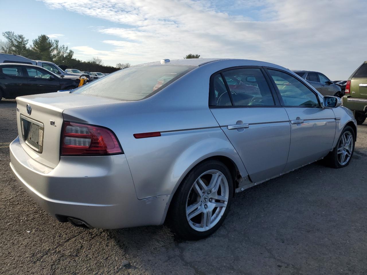 2008 Acura TL VIN 19UUA66208A037261 Copart auction photo, undercarriage / side damage thumbnail 3