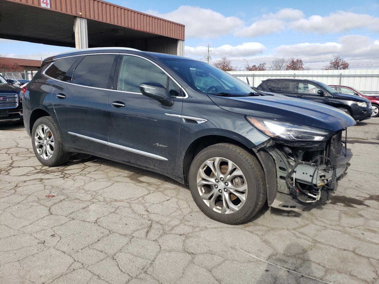 2019 Buick Enclave VIN 5GAEVCKW6KJ177869 Copart auction photo, front end / side damage thumbnail 4