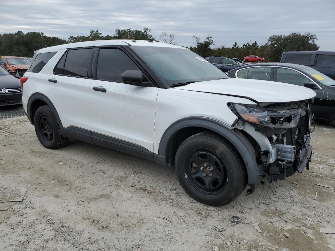 2020 Ford Explorer VIN 1FM5K8AW0LGA19365 Copart auction photo, front end damage thumbnail 4
