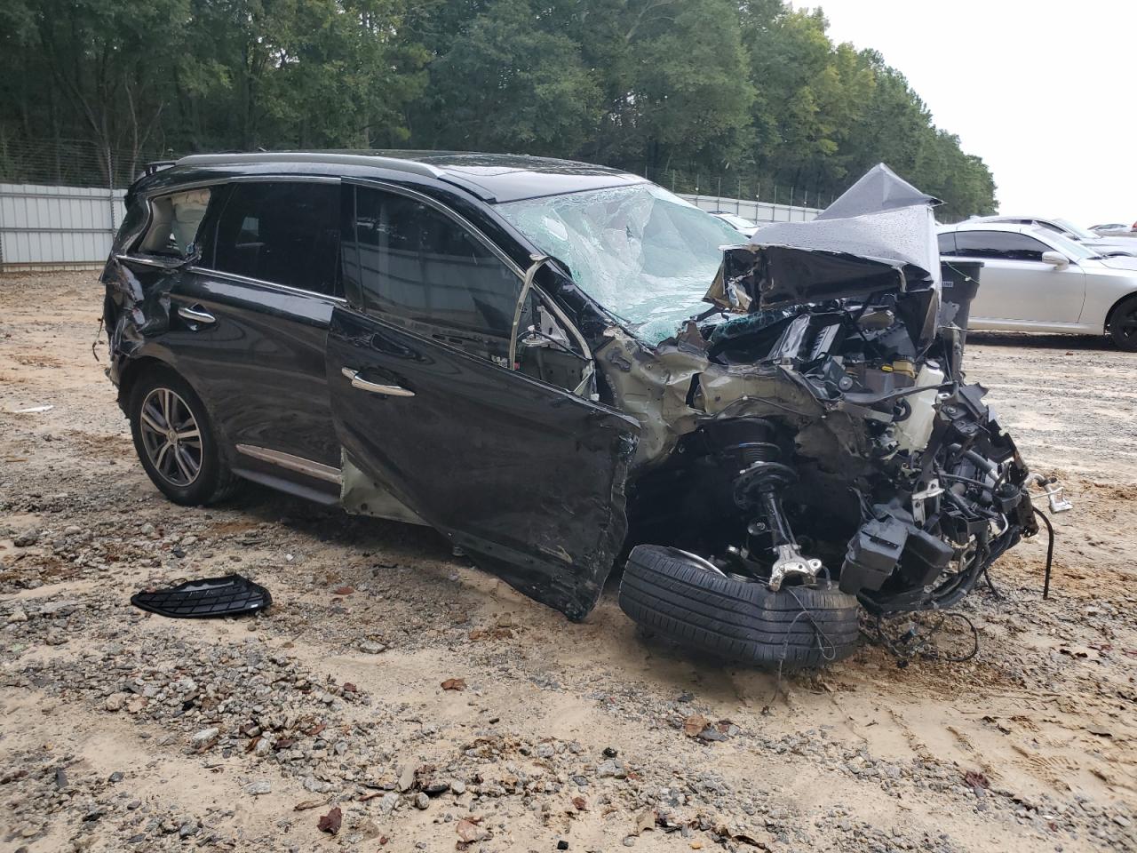 2017 Infiniti QX60 VIN 5N1DL0MN3HC512923 Copart auction photo, front end / all over damage thumbnail 4