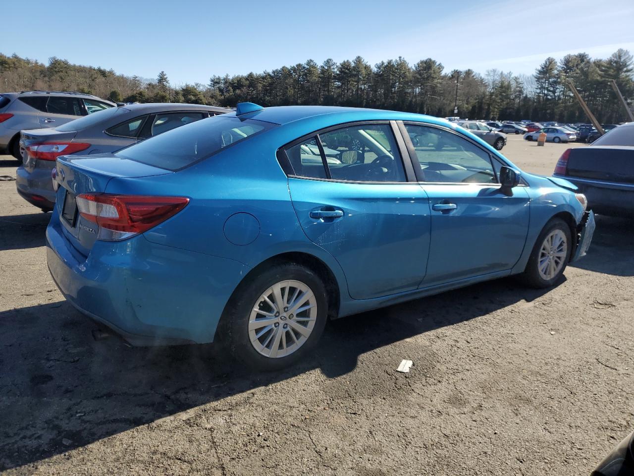 2018 Subaru Impreza VIN 4S3GKAD60J3604600 Copart auction photo, front end / minor dent/scratches damage thumbnail 3