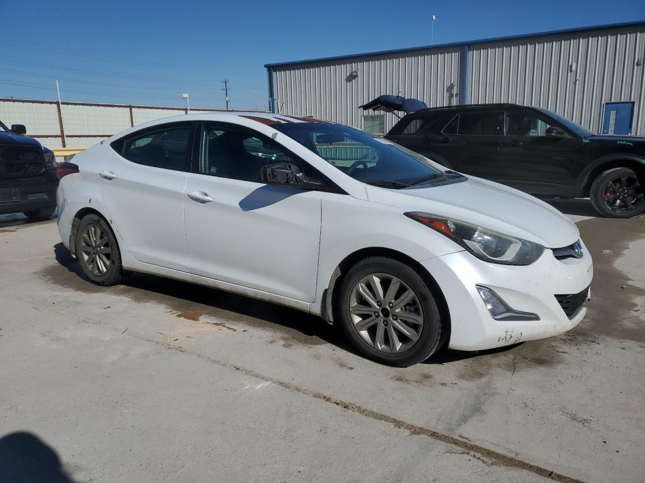 2016 Hyundai Elantra VIN 5NPDH4AE1GH798260 Copart auction photo, front end / minor dent/scratches damage thumbnail 4