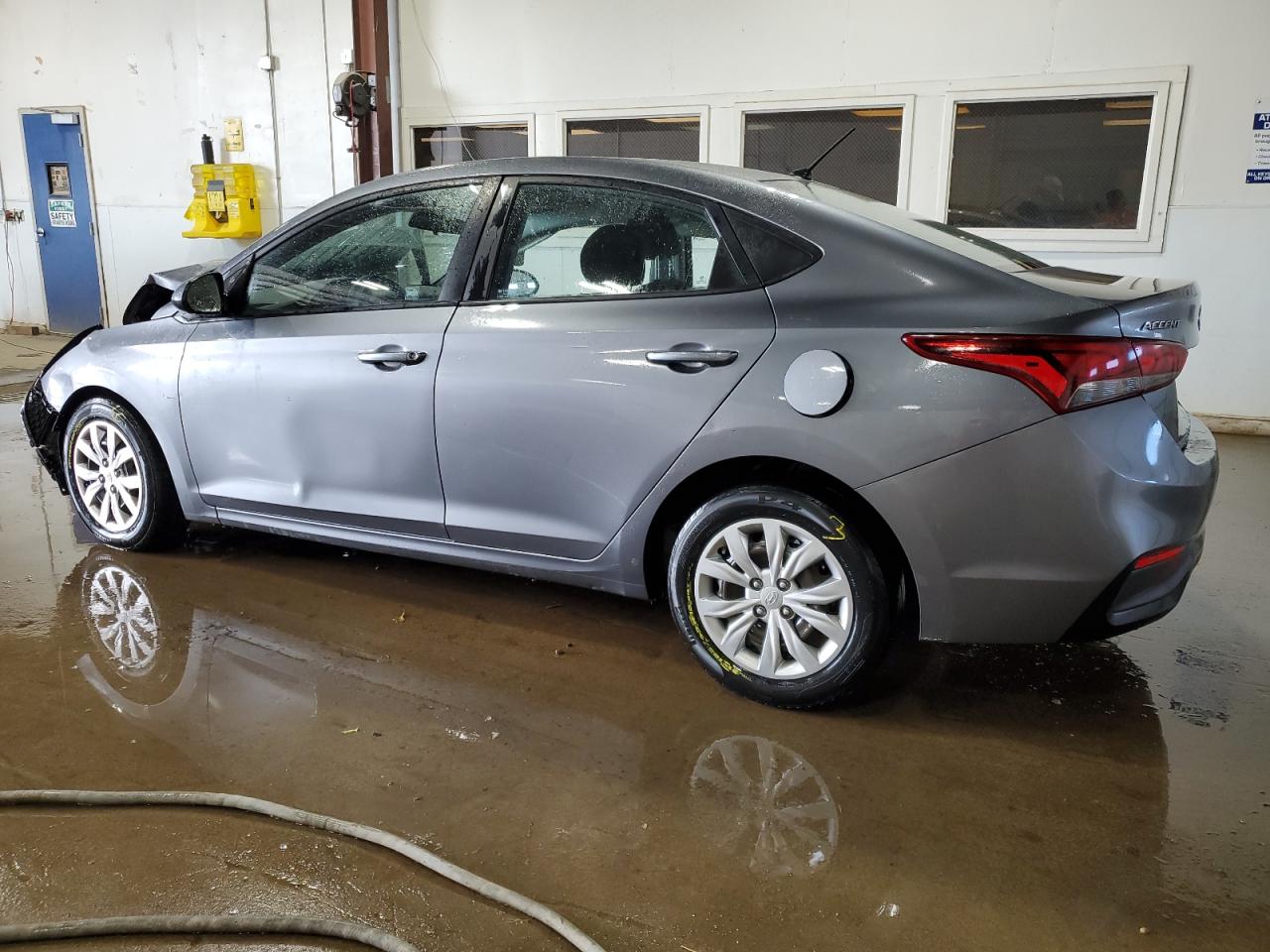 2018 Hyundai Accent VIN 3KPC24A30JE022452 Copart auction photo, front end damage thumbnail 2