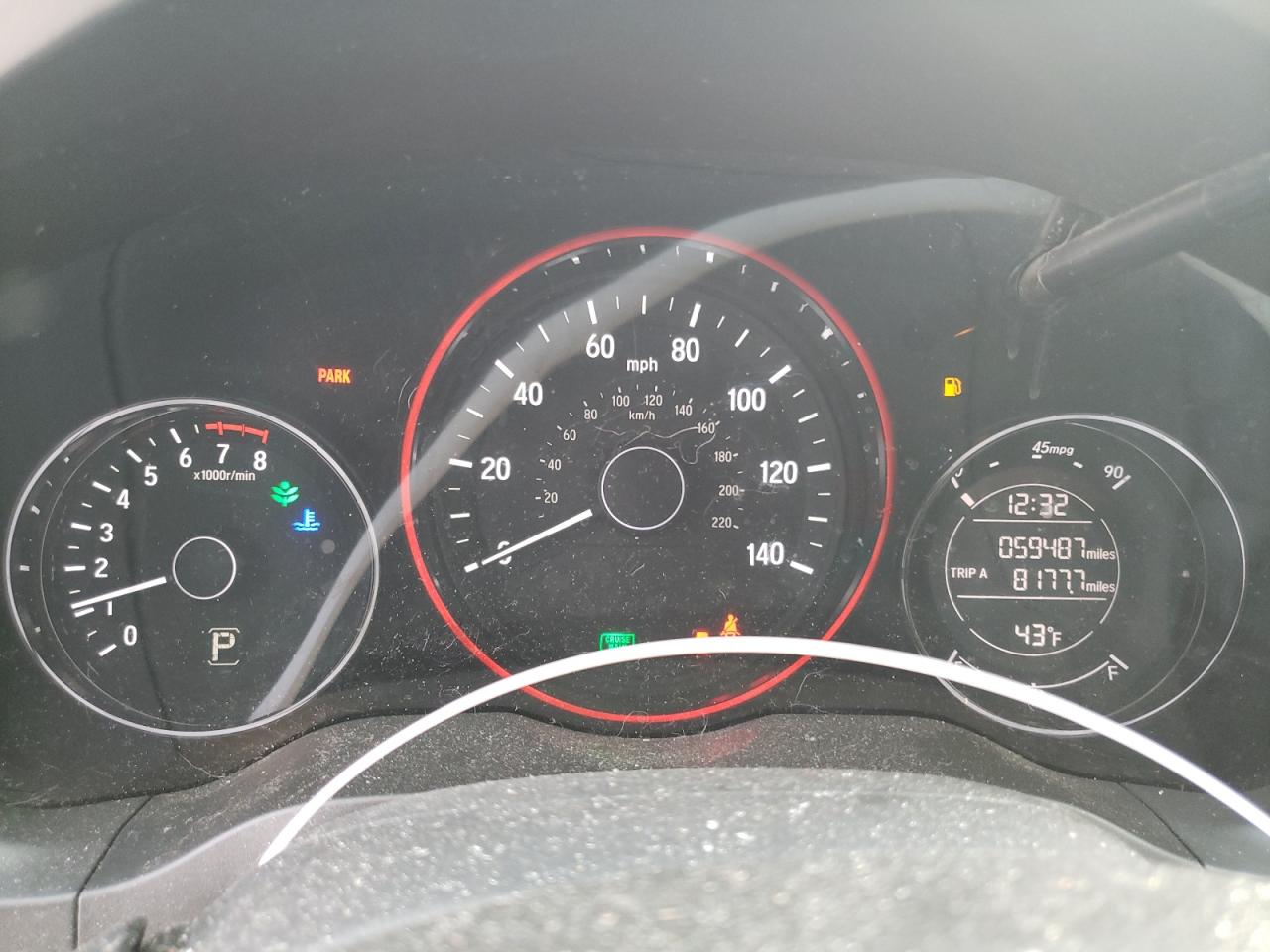 2017 Honda HR-V VIN 3CZRU6H30HM723590 Copart auction photo, front end damage thumbnail 9