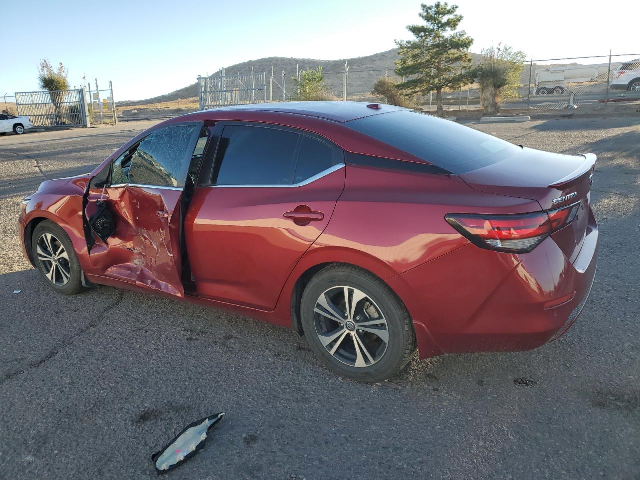 2021 Nissan Sentra VIN 3N1AB8CV3MY225922 Copart auction photo, side damage thumbnail 2