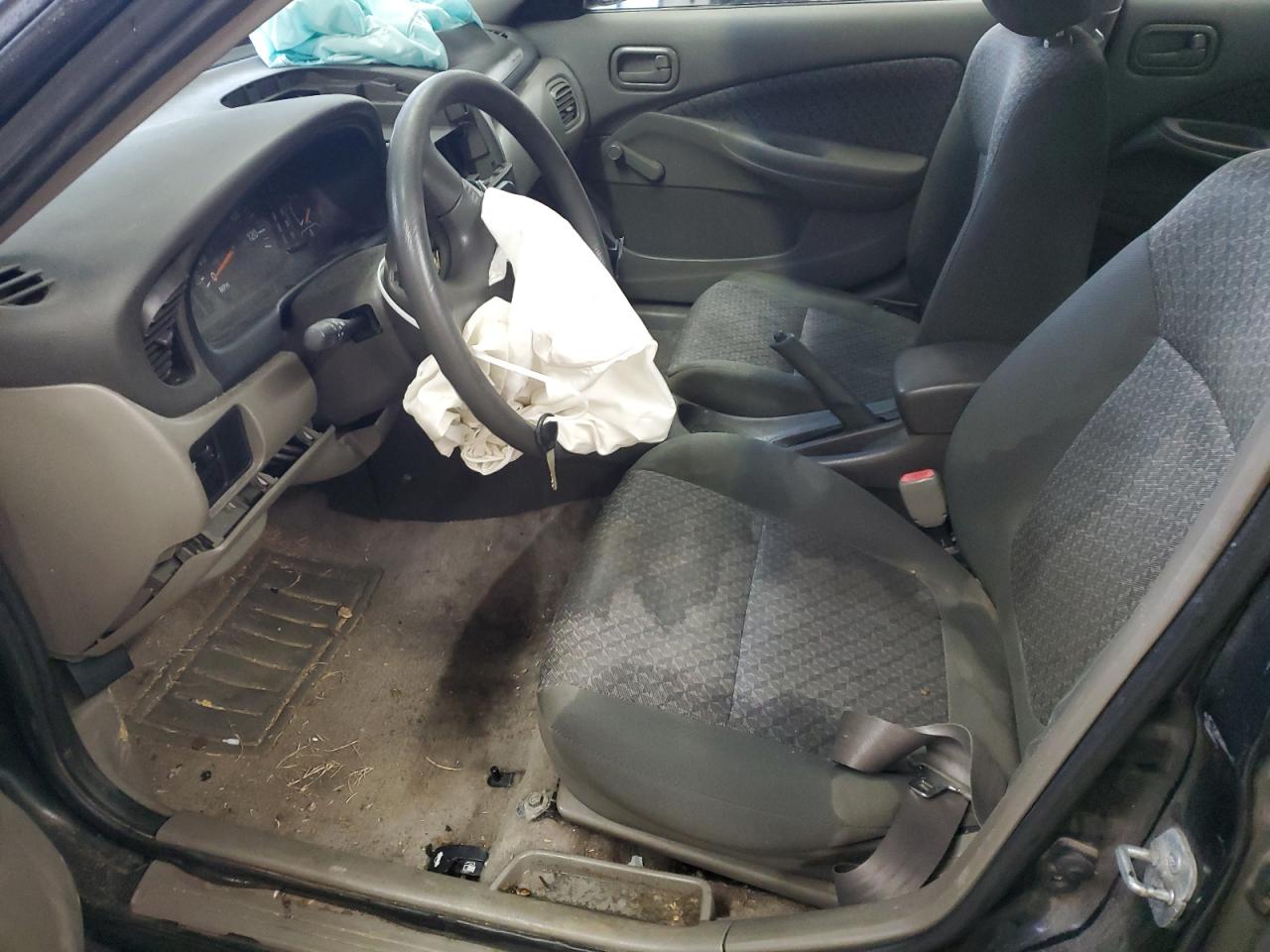 2001 Nissan Sentra VIN 3N1CB51D01L466508 Copart auction photo, side / undercarriage damage thumbnail 7