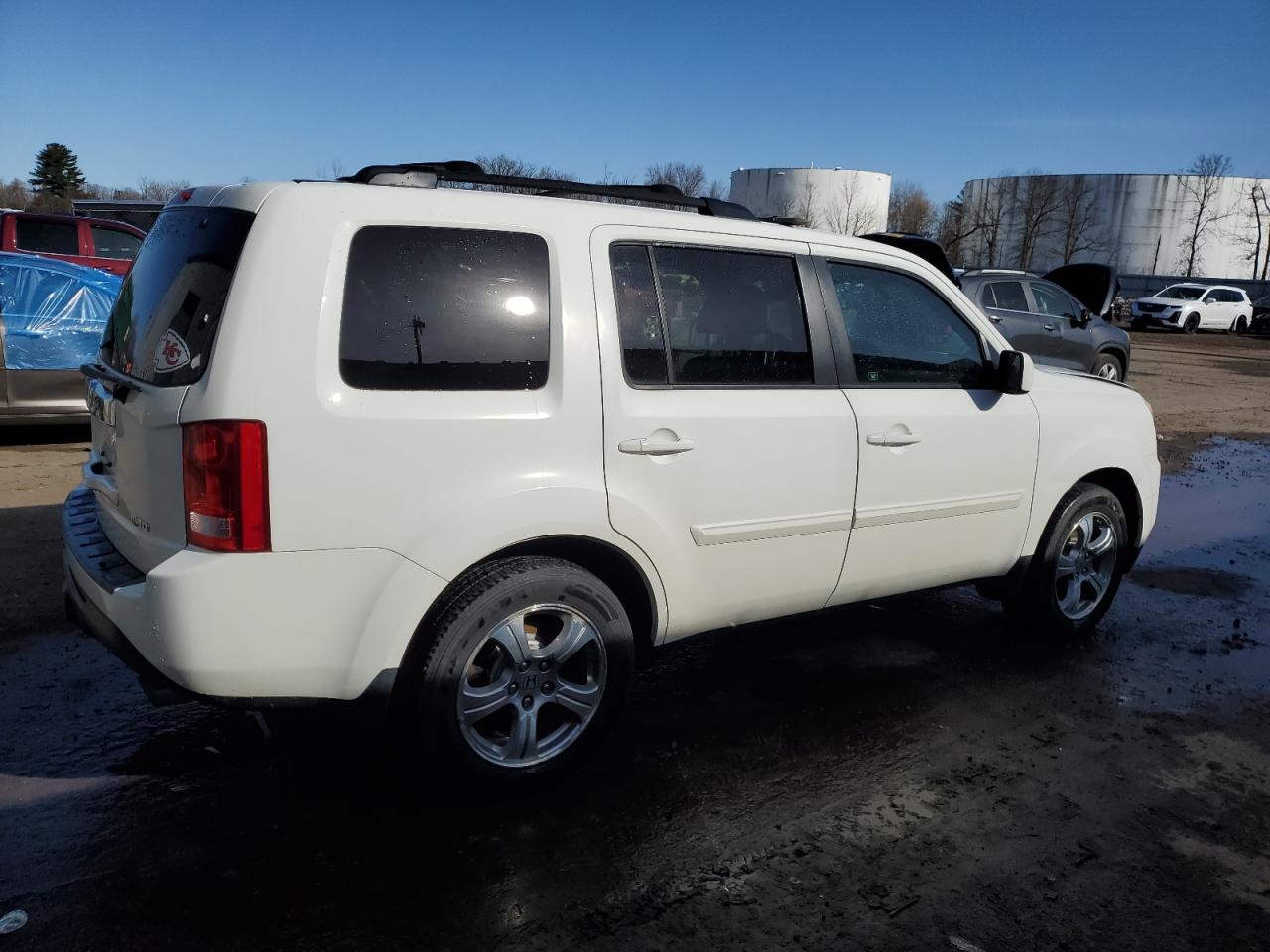 2012 Honda Pilot VIN 5FNYF4H51CB065812 Copart auction photo, front end damage thumbnail 3
