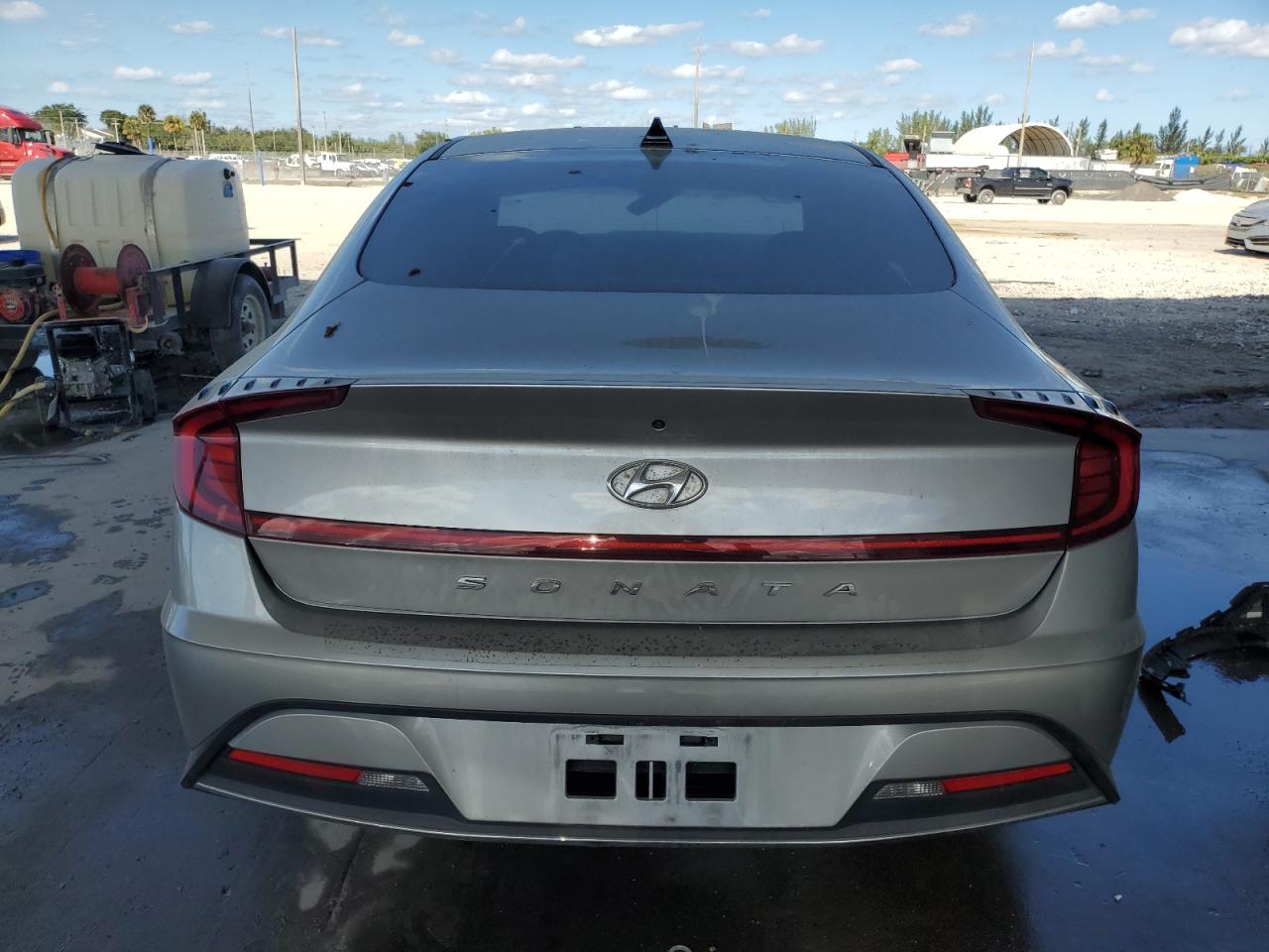2020 Hyundai Sonata VIN 5NPEG4JA0LH053725 Copart auction photo, front end / side damage thumbnail 6