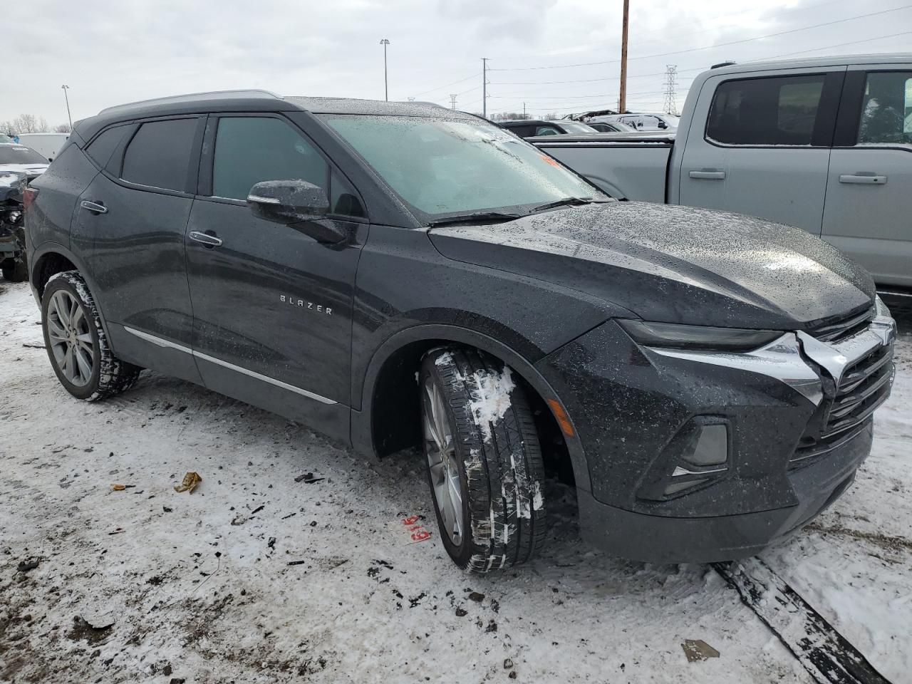 2022 Chevrolet Blazer VIN 3GNKBLRS1NS218996 Copart auction photo, front end damage thumbnail 4