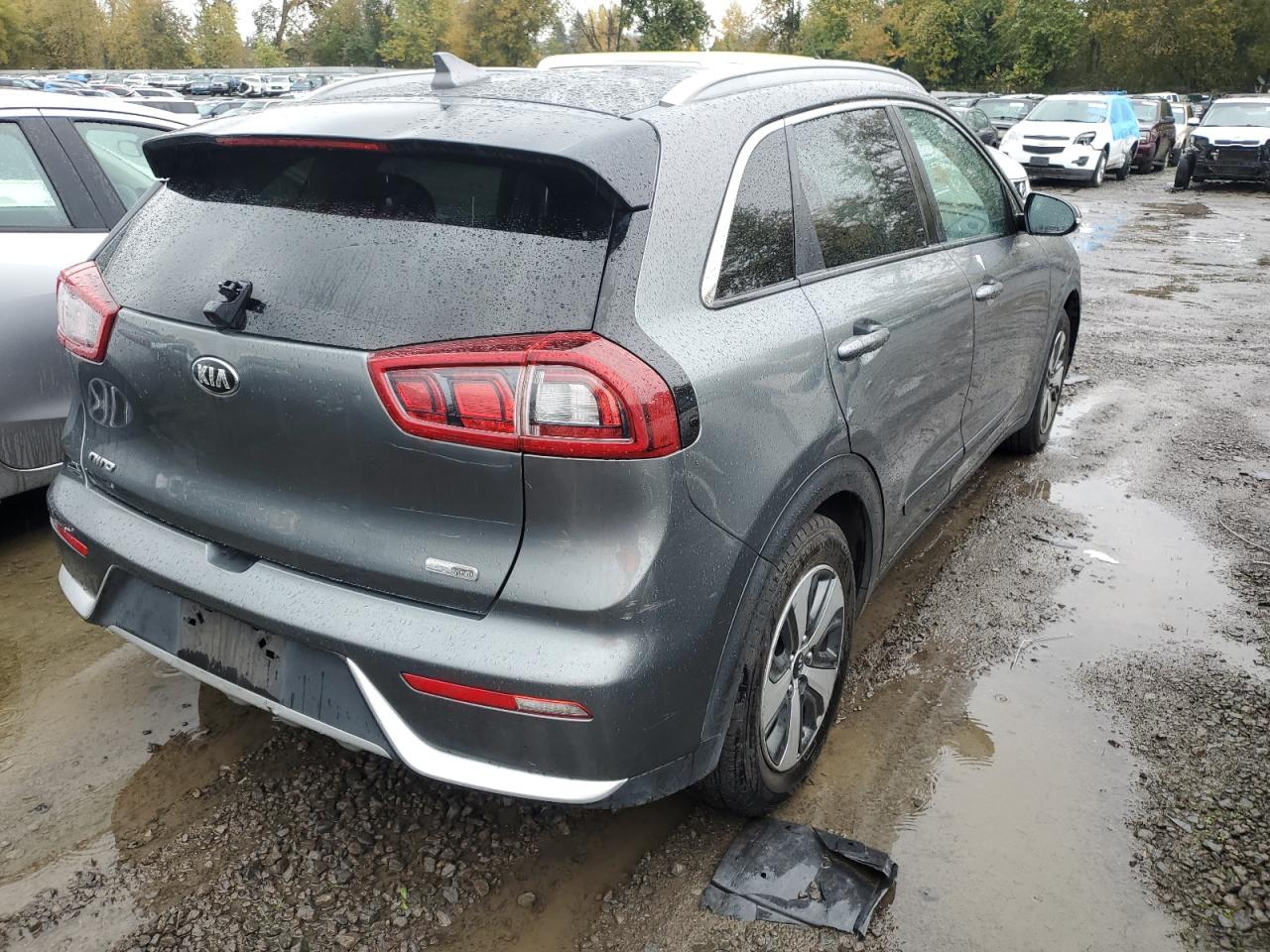 2018 KIA Niro VIN KNDCC3LC0J5148374 Copart auction photo, side / mechanical damage thumbnail 3
