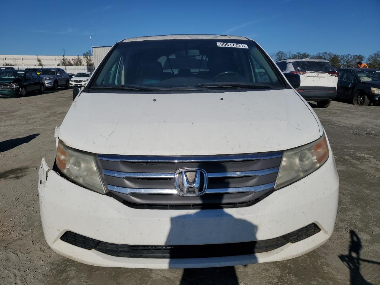 2012 Honda Odyssey VIN 5FNRL5H6XCB122357 Copart auction photo, mechanical / side damage thumbnail 5